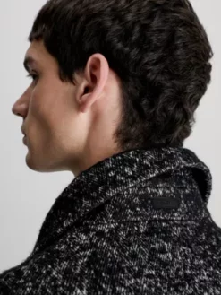 Calvin Klein Manteau Bouclé Relaxed à Double Boutonnage 9 Calvin Klein Manteau Bouclé Relaxed à Double Boutonnage -Pas Cher Calvin Klein Magasin K10K111743 BEH alternate2