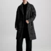 Calvin Klein Manteau Bouclé Relaxed à Double Boutonnage -Pas Cher Calvin Klein Magasin K10K111743 BEH main