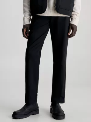 Calvin Klein Pantalon Droit En Sergé 3 Calvin Klein Pantalon Droit En Sergé