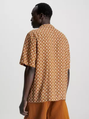 Calvin Klein Chemise De Bowling Boxy Imprimée 4 Calvin Klein Chemise De Bowling Boxy Imprimée – Image 2