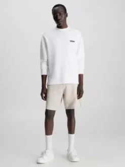 Calvin Klein Sweat-shirt Imprimé Dans Le Dos -Pas Cher Calvin Klein Magasin K10K111756 YAF alternate3