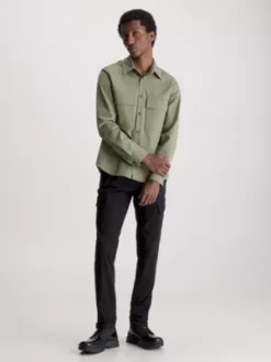 Calvin Klein Pantalon Cargo Slim -Pas Cher Calvin Klein Magasin K10K111786 BEH alternate3