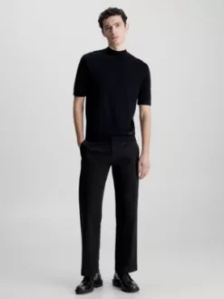 Calvin Klein Pull à Manches Courtes -Pas Cher Calvin Klein Magasin K10K111805 BEH alternate3