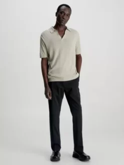 Calvin Klein Polo Sans Bouton -Pas Cher Calvin Klein Magasin K10K111806 PKR alternate3