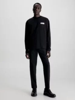 Calvin Klein T-shirt à Manches Longues Et Imprimé Graphique Dans Le Dos 10 Calvin Klein T-shirt à Manches Longues Et Imprimé Graphique Dans Le Dos -Pas Cher Calvin Klein Magasin K10K111843 BEH alternate3