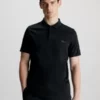Calvin Klein Polo En Coton Mercerisé -Pas Cher Calvin Klein Magasin K10K111877 BEH main