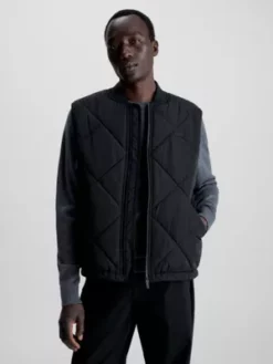 Calvin Klein Gilet En Sergé Matelassé