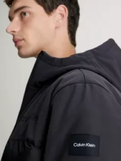 Calvin Klein Veste à Capuche Matelassée Sans Couture -Pas Cher Calvin Klein Magasin K10K111889 BEH alternate2