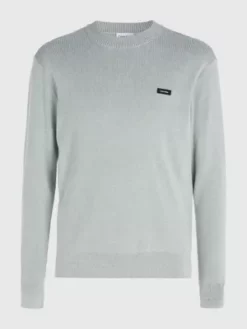 Calvin Klein Pull Bicolore Texturé -Pas Cher Calvin Klein Magasin K10K111947 LE9 alternate4