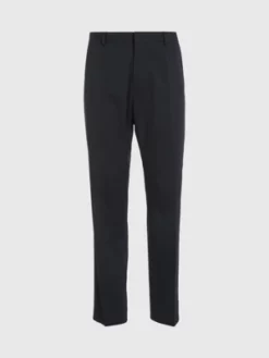 Calvin Klein Pantalon Droit En Laine Mélangée 11 Calvin Klein Pantalon Droit En Laine Mélangée -Pas Cher Calvin Klein Magasin K10K111992 BEH alternate4
