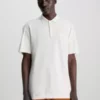Calvin Klein Polo En Lin Mélangé