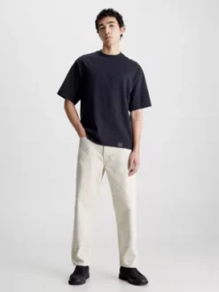 Calvin Klein Jean Relaxed Unisexe - CK Standards -Pas Cher Calvin Klein Magasin K10K112006 1A4 alternate7