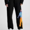 Calvin Klein Pantalon De Jogging Relaxed Unisexe - CK Standard -Pas Cher Calvin Klein Magasin K10K112011 BAE main