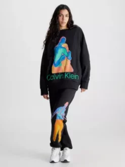 Calvin Klein Sweat-shirt Unisexe Imprimé - CK Standards 17 Calvin Klein Sweat-shirt Unisexe Imprimé - CK Standards -Pas Cher Calvin Klein Magasin K10K112012 BAE alternate6