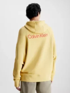 Calvin Klein Sweat à Capuche Relaxed Unisexe Imprimé - CK Standard -Pas Cher Calvin Klein Magasin K10K112014 RAP alternate2