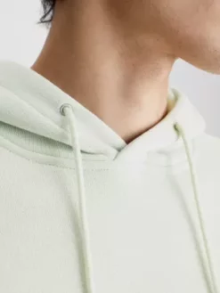 Calvin Klein Sweat à Capuche Relaxed Unisexe - CK Standard -Pas Cher Calvin Klein Magasin K10K112016 LFV alternate4