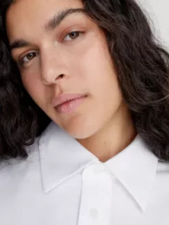 Calvin Klein Chemise Unisexe En Sergé De Coton - CK Standards 15 Calvin Klein Chemise Unisexe En Sergé De Coton - CK Standards -Pas Cher Calvin Klein Magasin K10K112021 YAA alternate4