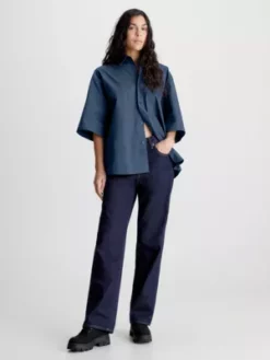 Calvin Klein Chemise à Manches Courtes Unisexe - CK Standards 17 Calvin Klein Chemise à Manches Courtes Unisexe - CK Standards -Pas Cher Calvin Klein Magasin K10K112022 PPK alternate6