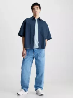 Calvin Klein Chemise à Manches Courtes Unisexe - CK Standards 18 Calvin Klein Chemise à Manches Courtes Unisexe - CK Standards -Pas Cher Calvin Klein Magasin K10K112022 PPK alternate7