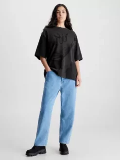 Calvin Klein T-shirt Relaxed Unisexe Imprimé - CK Standards -Pas Cher Calvin Klein Magasin K10K112025 BAE alternate6