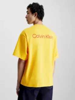 Calvin Klein T-shirt Relaxed Unisexe Imprimé - CK Standards -Pas Cher Calvin Klein Magasin K10K112026 ZCM alternate3
