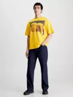 Calvin Klein T-shirt Relaxed Unisexe Imprimé - CK Standards -Pas Cher Calvin Klein Magasin K10K112026 ZCM alternate7