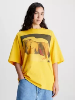 Calvin Klein T-shirt Relaxed Unisexe Imprimé - CK Standards