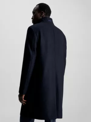 Calvin Klein Manteau En Laine à Col Cheminée 4 Calvin Klein Manteau En Laine à Col Cheminée – Image 2