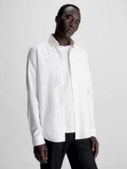 Calvin Klein Chemise De Soirée Slim Texturée