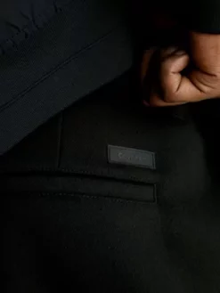 Calvin Klein Pantalon Relaxed En Sergé Ample -Pas Cher Calvin Klein Magasin K10K112159 BEH alternate2