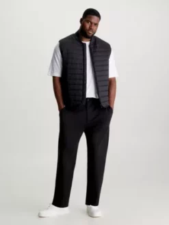 Calvin Klein Veste Sans Manches Matelassée Grande Taille En Nylon Froissé -Pas Cher Calvin Klein Magasin K10K112168 BEH alternate3