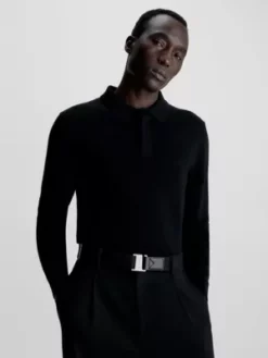 Calvin Klein Polo En Laine Mérinos