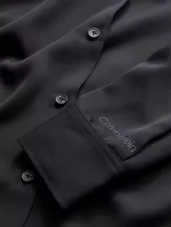 Calvin Klein Chemise Relaxed En Polyester Recyclé -Pas Cher Calvin Klein Magasin K20K203498 BEH alternate5