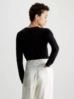 Calvin Klein Pull Slim En Laine Mérinos 4 Calvin Klein Pull Slim En Laine Mérinos – Image 2