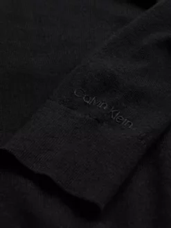 Calvin Klein Pull Slim En Laine Mérinos 13 Calvin Klein Pull Slim En Laine Mérinos -Pas Cher Calvin Klein Magasin K20K204139 BEH alternate5