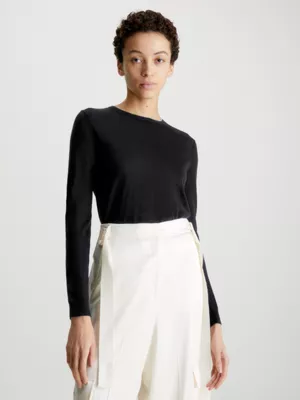 Calvin Klein Pull Slim En Laine Mérinos 3 Calvin Klein Pull Slim En Laine Mérinos