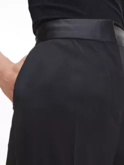 Calvin Klein Pantalon De Smoking Straight En Laine 10 Calvin Klein Pantalon De Smoking Straight En Laine -Pas Cher Calvin Klein Magasin K20K204959 BEH alternate3