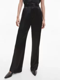 Calvin Klein Pantalon Ample En Satin