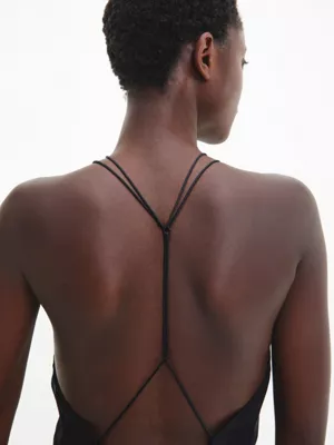 Calvin Klein Nuisette Slim Longue En Mousseline 6 Calvin Klein Nuisette Slim Longue En Mousseline – Image 4