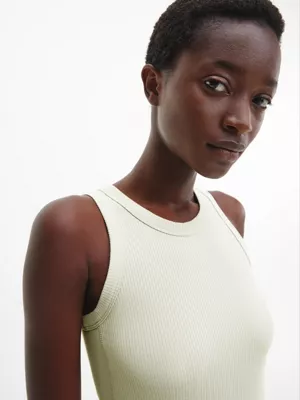 Calvin Klein Débardeur Skinny Côtelé Et Ajusté 6 Calvin Klein Débardeur Skinny Côtelé Et Ajusté – Image 4