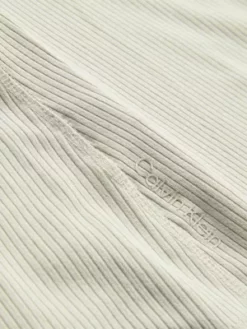 Calvin Klein Débardeur Skinny Côtelé Et Ajusté 12 Calvin Klein Débardeur Skinny Côtelé Et Ajusté -Pas Cher Calvin Klein Magasin K20K205045 PDL alternate4