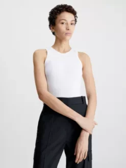 Calvin Klein Débardeur Skinny CÎtelé Et Ajusté