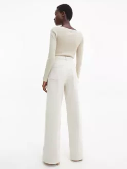 Calvin Klein Pull Slim Côtelé -Pas Cher Calvin Klein Magasin K20K205096 AES alternate2