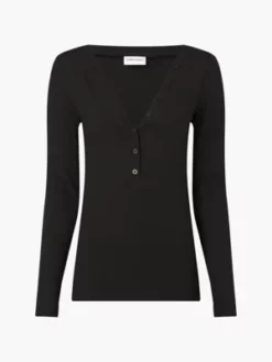 Calvin Klein Chemise Henley Skinny Côtelée En Modal 13 Calvin Klein Chemise Henley Skinny Côtelée En Modal -Pas Cher Calvin Klein Magasin K20K205102 BEH alternate5