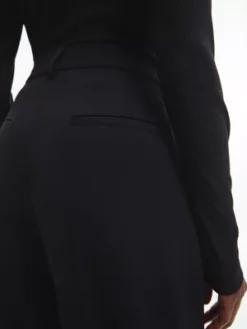 Calvin Klein Pantalon Plissé En Sergé De Laine -Pas Cher Calvin Klein Magasin K20K205126 BEH alternate3