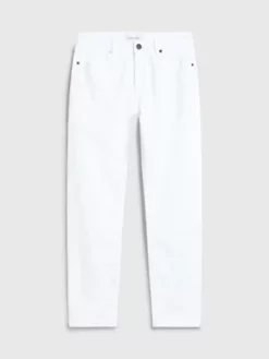 Calvin Klein Jean Slim Mid Rise Longueur Cheville -Pas Cher Calvin Klein Magasin K20K205159 1AA alternate4