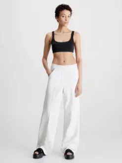 Calvin Klein Haut Brassière Technique Slim En Maille -Pas Cher Calvin Klein Magasin K20K205211 BEH alternate3