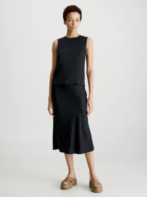 Calvin Klein Débardeur En Crêpe Recyclé 6 Calvin Klein Débardeur En Crêpe Recyclé – Image 4