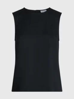 Calvin Klein Débardeur En Crêpe Recyclé 11 Calvin Klein Débardeur En Crêpe Recyclé -Pas Cher Calvin Klein Magasin K20K205219 BEH alternate4