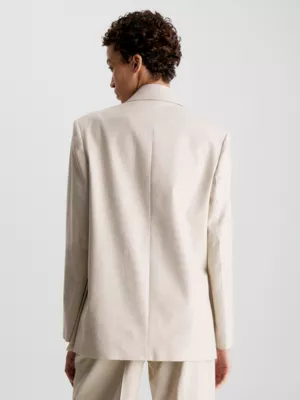 Calvin Klein Blazer Relaxed Cintré En Lin 4 Calvin Klein Blazer Relaxed Cintré En Lin – Image 2